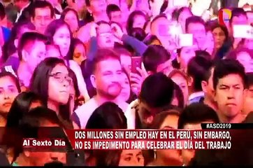 Día del Trabajo: dos millones sin empleos en el Perú, pero no es impedimento para celebrar