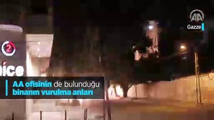 İsrail ordusu Gazze'de AA'nın ofisinin de bulunduğu binayı vurdu