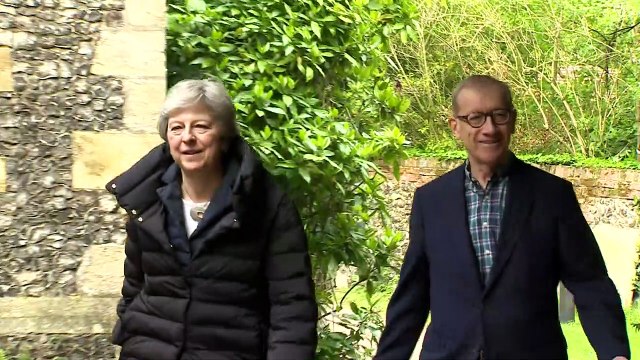 Theresa May attends church amid call for Brexit deal