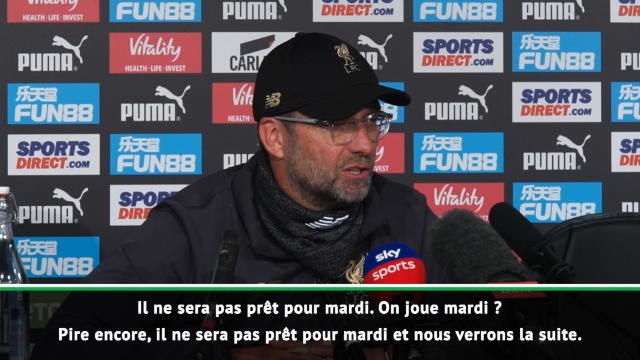 Demies - Klopp : ''Roberto Firmino ne jouera pas contre Barcelone''