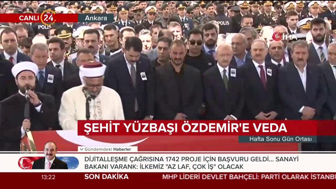 Şehidimize veda