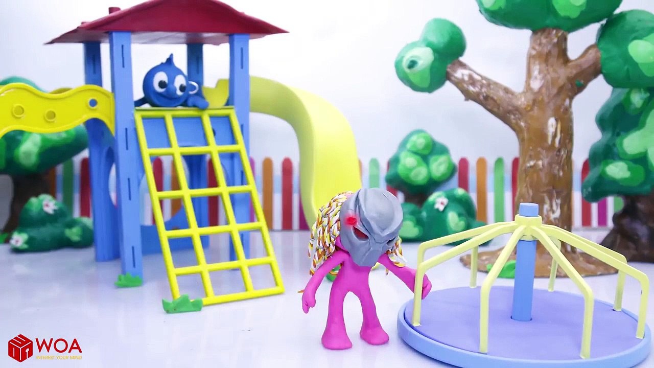 CLAY MIXER COOKS TASTY SPAGHETTI  Play Doh Cartoons Stop Motion