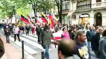 Podemos y los proetarras de Bildu se manifiestan en Bilbao a favor del dictador Maduro