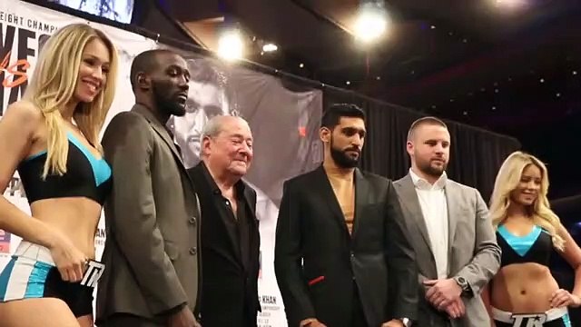 CAN KING KHAN CREATE HISTORY? - TERENCE CRAWFORD v AMIR KHAN (FINAL) HEAD-TO-HEAD @ PRESS CONFERENCE
