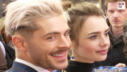 Zac Efron & Lily Collins Extremely Wicked Shockingly Evil and Vile Premiere Arrival