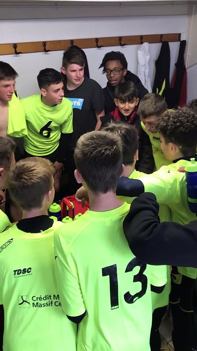 Victoire U15 apres match Requista/Pareloup - FC Monastere U15/1