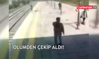 Günün kahramanı! Yer: İstanbul... Ölümden böyle çekip aldı