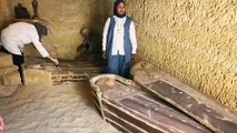 اكتشاف مقبرة أثرية جديدة في منطقة أهرامات الجيزة المصرية
