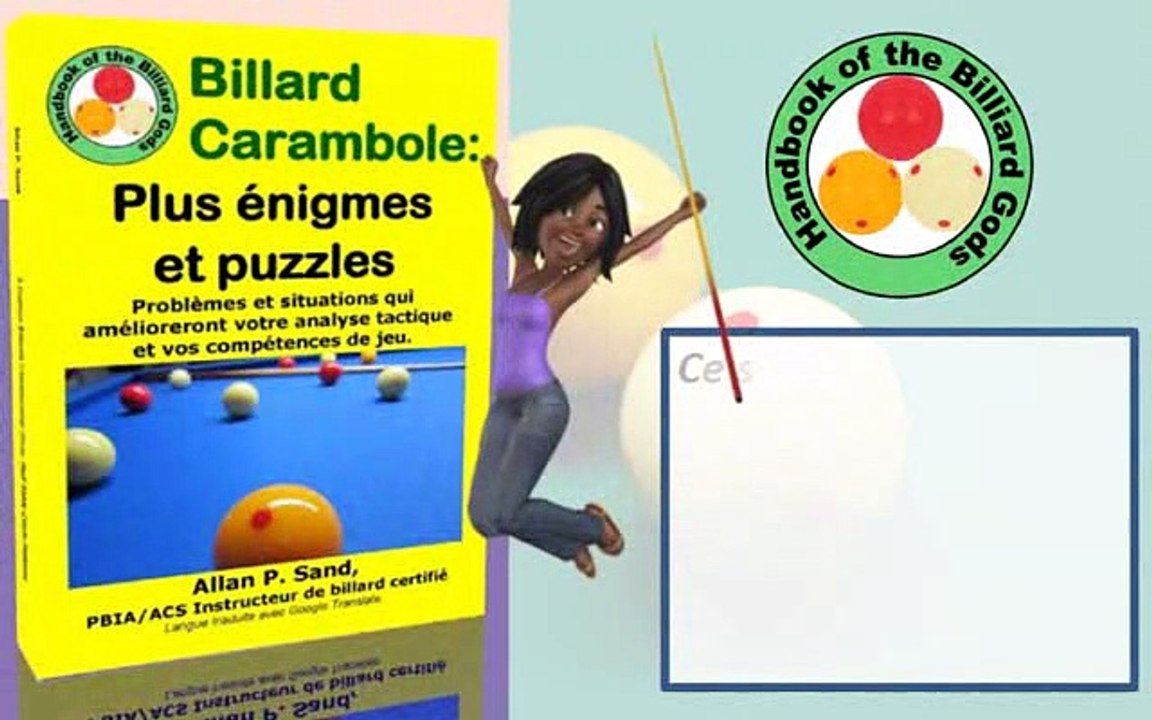 Livre vidéo pour Billard Carambole - Plus énigmes et puzzles (fr)