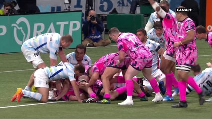 Racing 92 / Stade Français : L'essai de Melikidze face au Racing 92