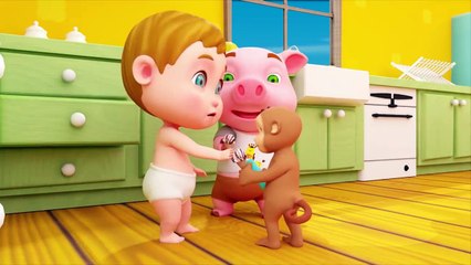 Baby Rette gegen Zombie-Tiere 🧟‍♂️ – Lustige Kinderlieder & Farben lernen