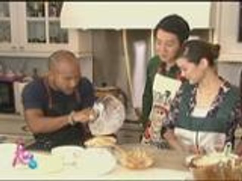 Kris and Benjie talk about their children's height