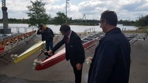 Aviron : le Sport Nautique de Nancy a baptisé ses nouveaux bateaux