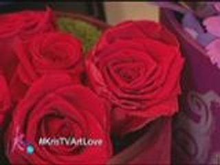 Where Kathryn got her bouquet of flowers