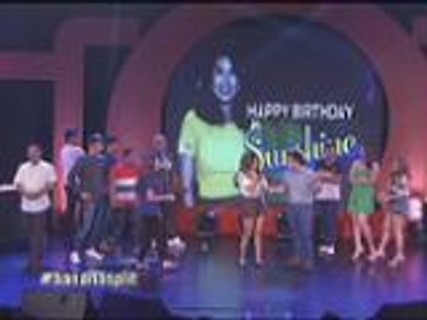 Sunshine Garcia celebrates birthday on Banana Split