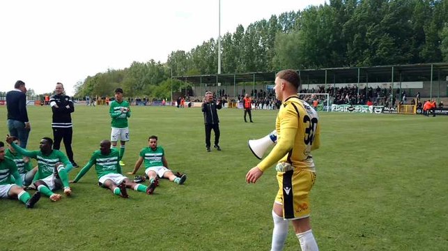 Football.Les Francs Borains passent le premier tour.Video Éric Ghislain