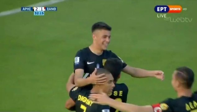 2-1 Mateo García (10th) Goal - Aris 2-1 Xanthi - Full Replay - 05.05.2019