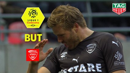 But Renaud RIPART (43ème) / Stade de Reims - Nîmes Olympique - (0-3) - (REIMS-NIMES) / 2018-19