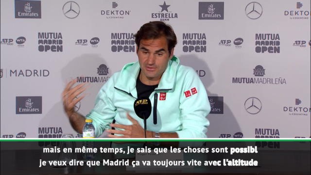 Masters - Federer : ''Je n'ai pas de grandes attentes ''