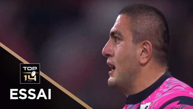 TOP 14 - Essai Giorgi MELIKIDZE (SFP) - Racing 92 - Paris - J24 - Saison 2018/2019