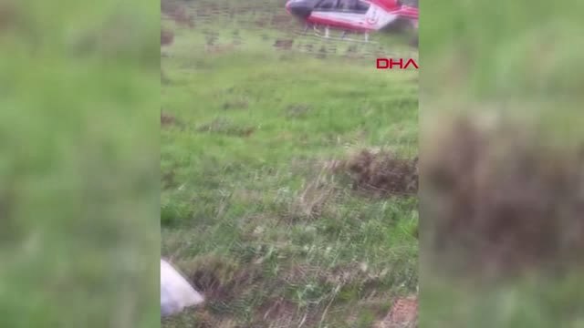 Kahramanmaraş Mantardan Zehirlenen Gencin Yardımına Ambulans Helikopter Yetişti