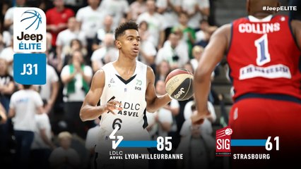 Jeep® ÉLITE : Lyon-VIlleurbanne vs Strasbourg (J31)