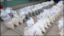 Peru'da operasyonlarda ele geçirilen 15 ton uyuşturucu madde imha edildi