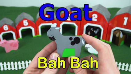 Teach Toddlers Farm Animal Names with Stackable Toy Barns!