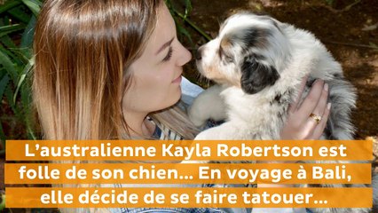 Désespérée par son tatouage de chien qui ressemble à une paire de….