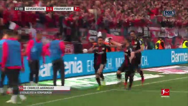 Bundesliga: Resumen Bayer Leverkusen vs Eintracht Frankfurt
