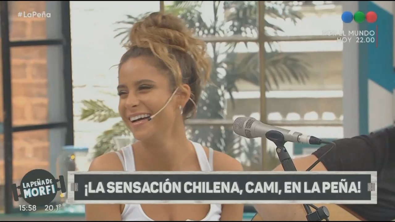 Camila Gallardo en 'La peña de Morfi' Telefe - Argentina (05-05-2019)