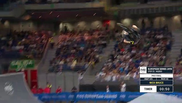 Nick Bruce - 3rd BMX Freestyle Final - FISE European Series Madrid 2019