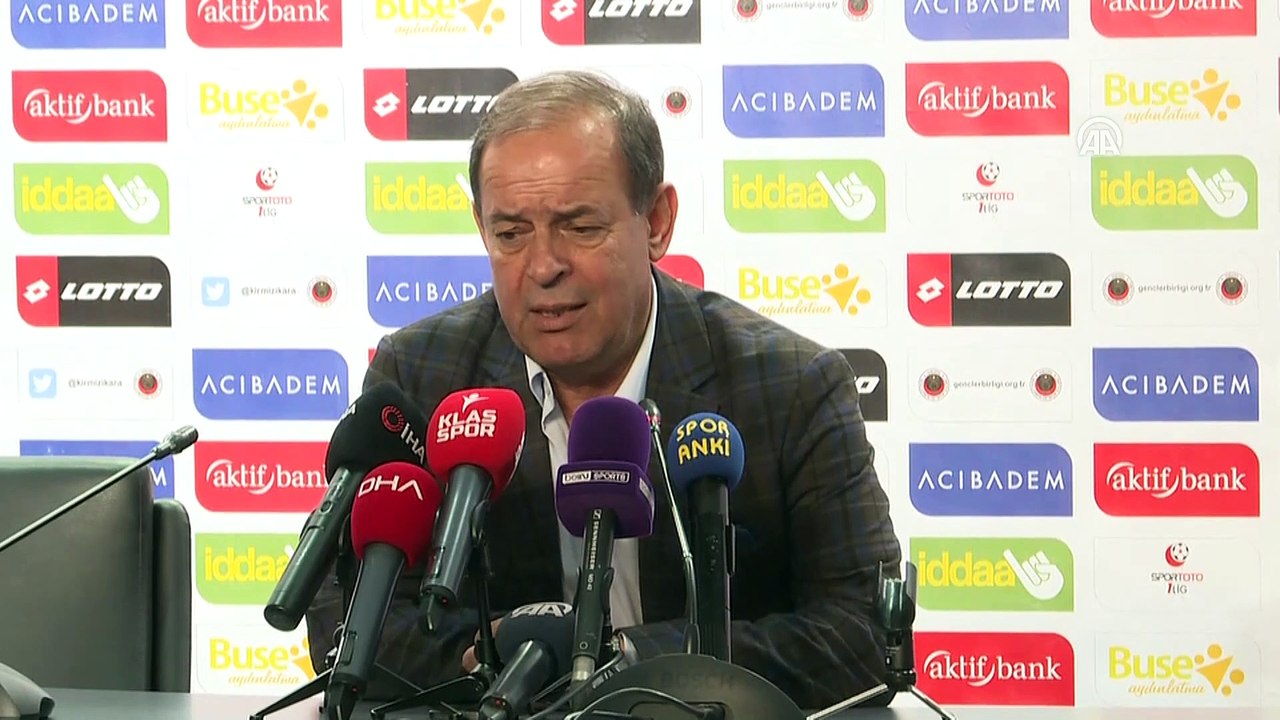 Gençlerbirliği-Abalı Denizlispor maçının ardından - Abalı Denizlispor Teknik Direktörü Yücel İldiz - ANKARA