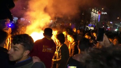 Beşiktaş galibiyeti Galatasaraylıları Kars’ta sokağa döktü