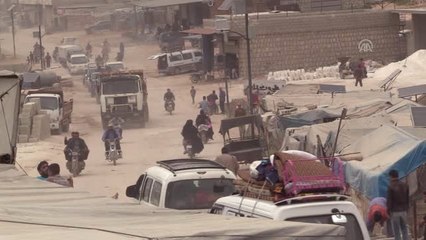 Esed Rejiminin Saldırıları Nedeniyle Göç Eden Aileler