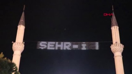 Denizli'de İlk Teravih Kılındı