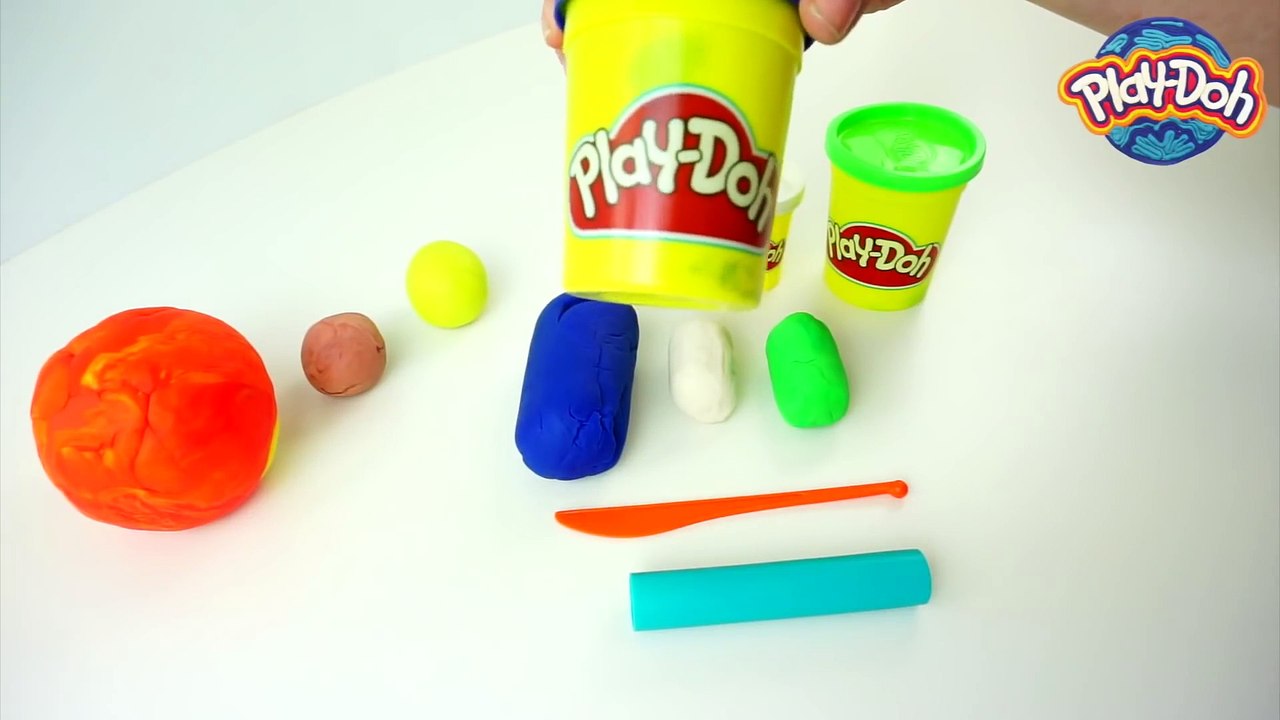 Make Your Own Play Doh Planets  Play Doh Videos Compilation  Solar System Kids  Crafty Kids