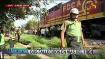 Santa Anita: dos personas mueren tras ser arrollados por tren