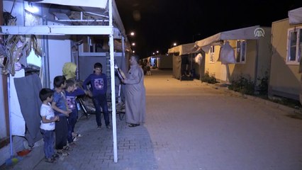 Kilis'teki konteyner kentte ilk sahur