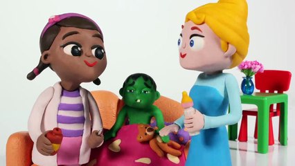 KIDS SLEEPING IN BUNK BEDS  PLAY DOH CARTOONS FOR KIDS