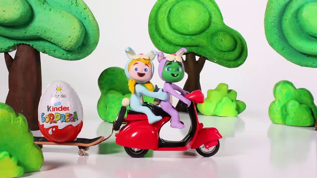 KIDS HUNTING EASTER EGGS  PLAY DOH CARTOONS FOR KIDS