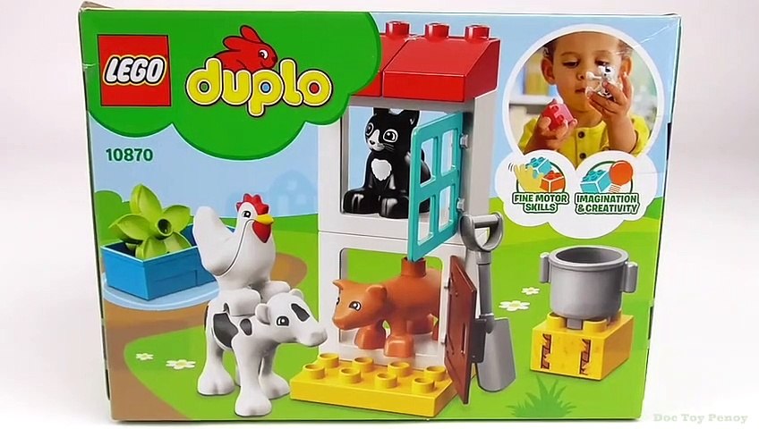 LEGO DUPLO Farm Animals (10870) - Toy Unboxing - Dailymotion