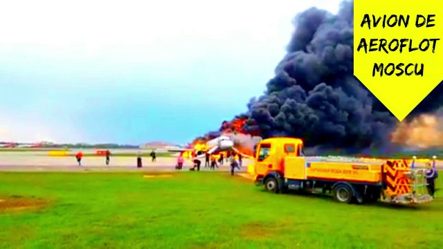 EXCLUSIVA: 41 MUERTOS en un AVIÓN CON PASAJEROS que ATERRIZO en LLAMAS en el AEROPUERTO de Moscú