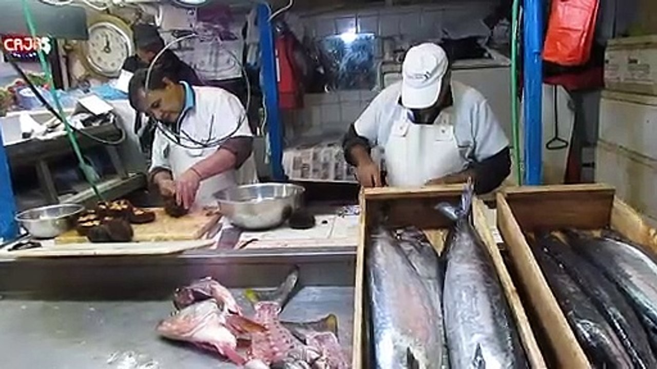 poissonnerie au marché centrale