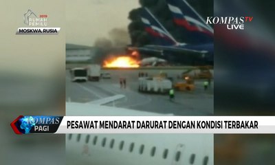 Pesawat Sukhoi Terbakar saat Mendarat, 41 Orang Meninggal