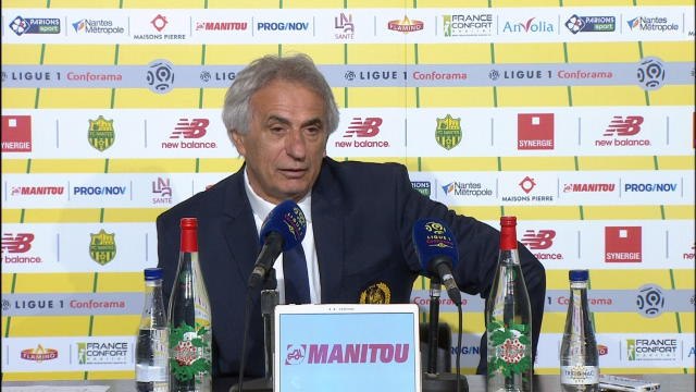 35e j. - Halilhodzic : J'aimerais un jour que Nantes joue l'Europe