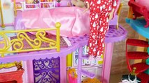 Princess Barbie Rapunzel Elsa Castle Morning Ballroom Dancing Putri Barbie Kastil Princesa Castelo | Karla D.