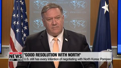 Pompeo says North Korea talks will continue despite missile tests