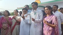 पीएल पुनिया ने अपने बेटे और कांग्रेस प्रत्याशी तनुज पुनिया के साथ किया मतदान
