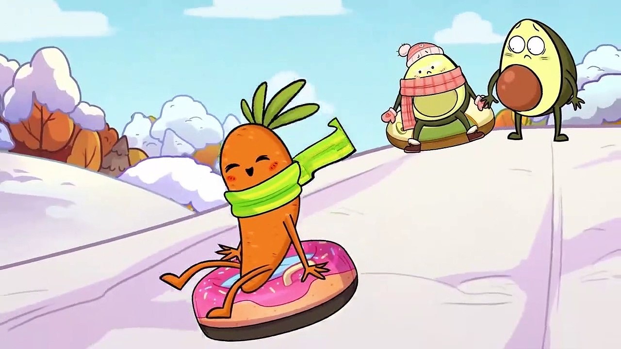 Les Légumes Fou Vacances D'Hiver - Dessins Animés